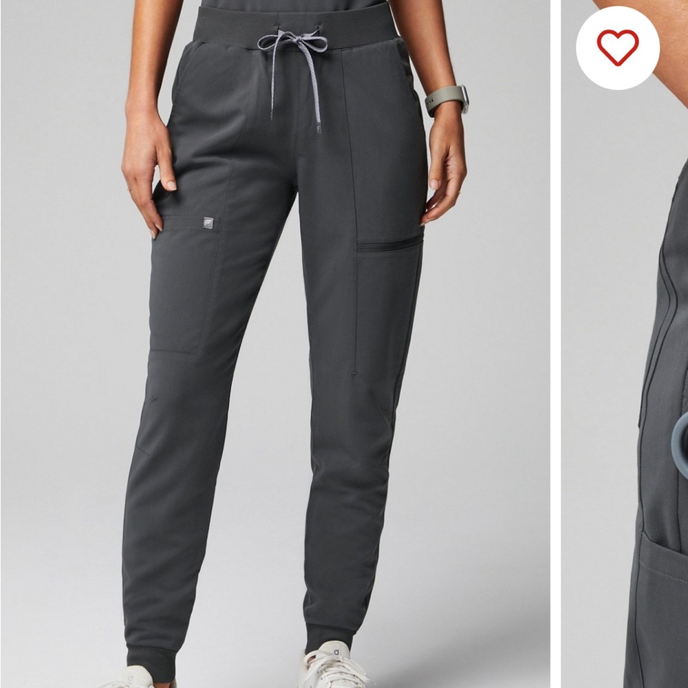 Fabletics Women's Gray scrub Jogger Pants
